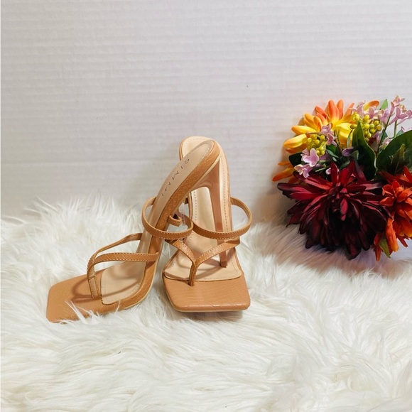 SIMMI London Sunkiss Nude Sandals Shoes US Sz-6 - Picture 2 of 3